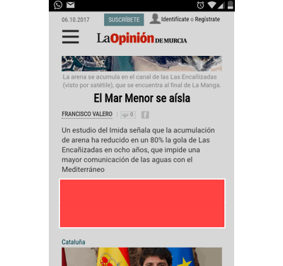Publicidad La Opinión de Murcia - Botón